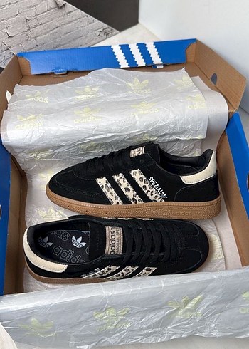 İTHAL Siyah Yılan Desenli Süet Kadın Spor Ayakkabı - Görsel 4