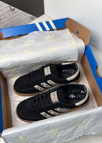 İTHAL Siyah Yılan Desenli Süet Kadın Spor Ayakkabı - Görsel 3