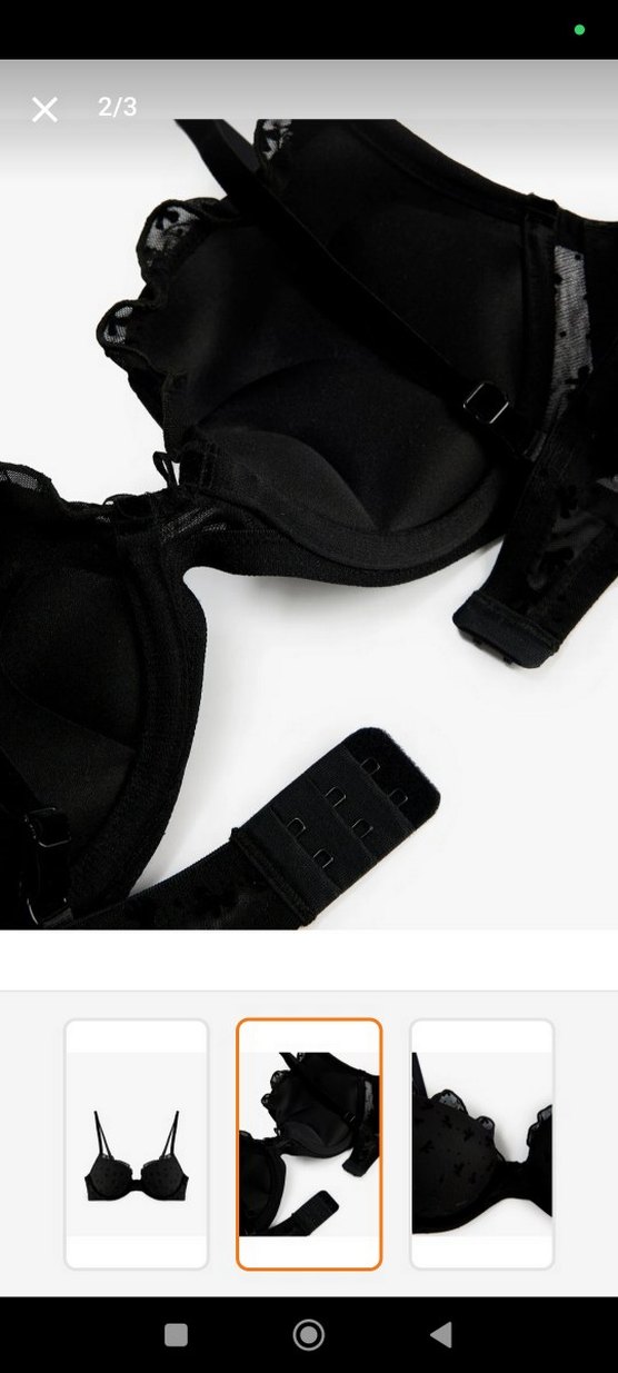 Siyah Midi Sütyen 70 b - Görsel 2