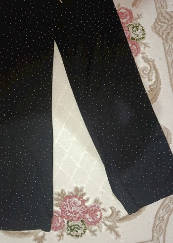 Siyah taşlı eşofman - Görsel 5