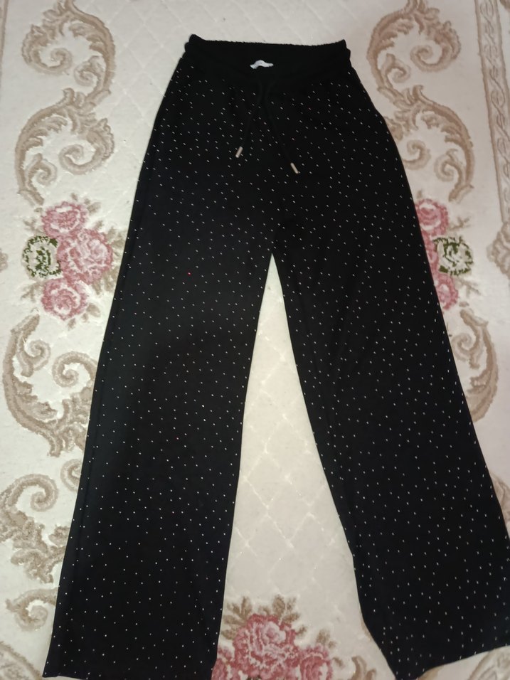 Siyah taşlı eşofman - Görsel 2