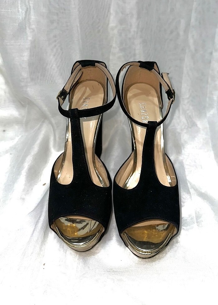 Platform topuk ayakkabı - Görsel 2