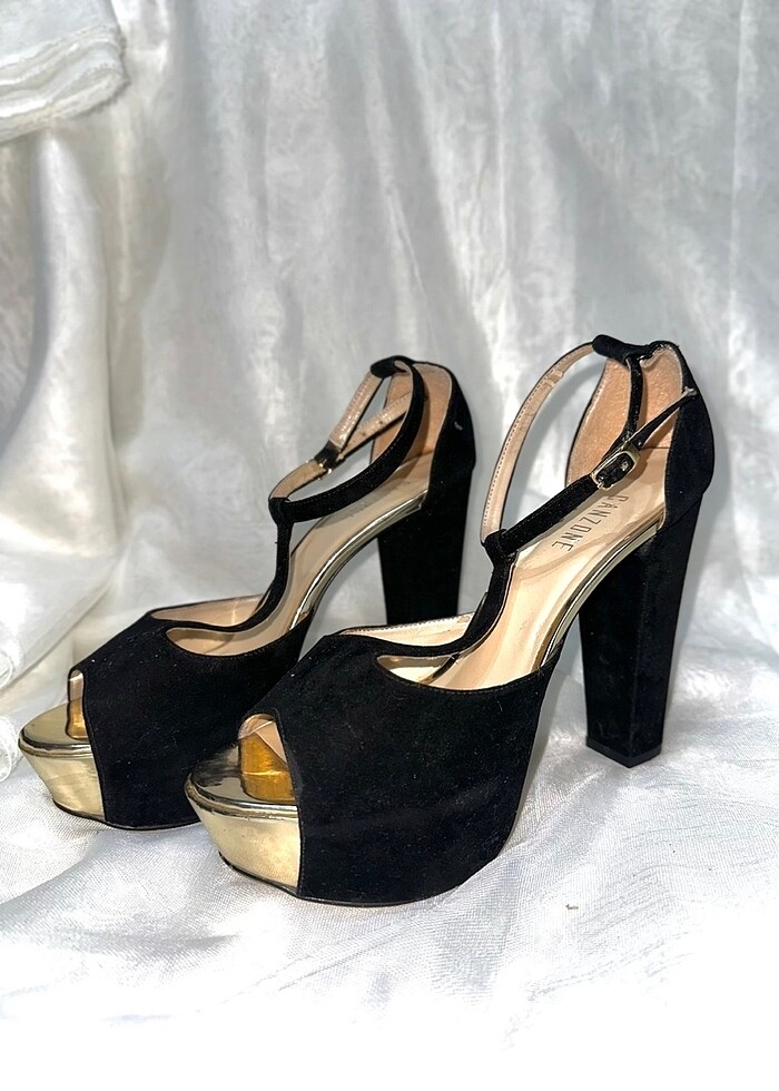 Platform topuk ayakkabı - Görsel 3