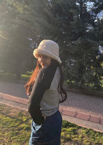 Şapkalı Peruk Kahverengi - Görsel 3