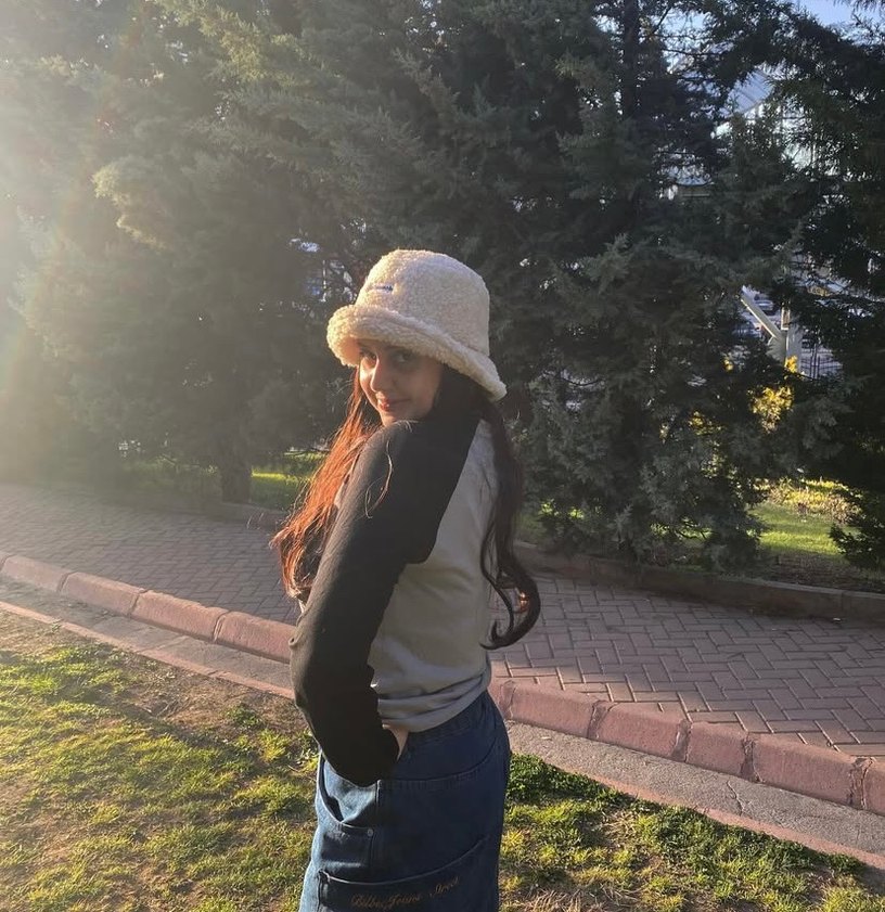 Şapkalı Peruk Kahverengi - Görsel 3