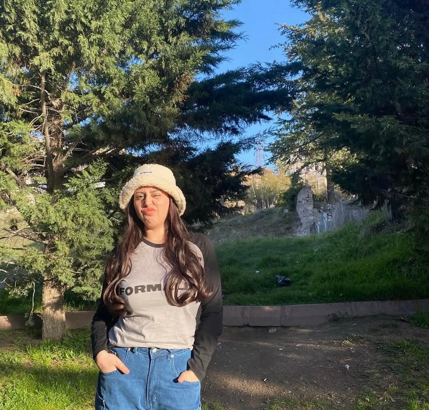 Şapkalı Peruk Kahverengi - Görsel 2