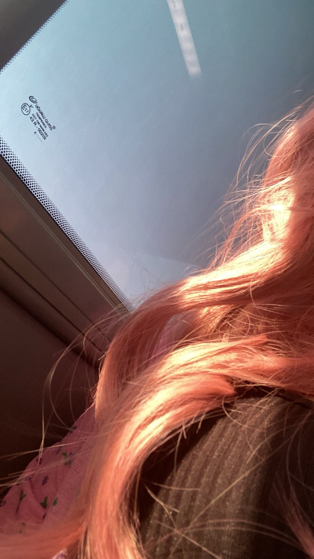 Pembe Kahküllü Uzun Peruk - Görsel 2