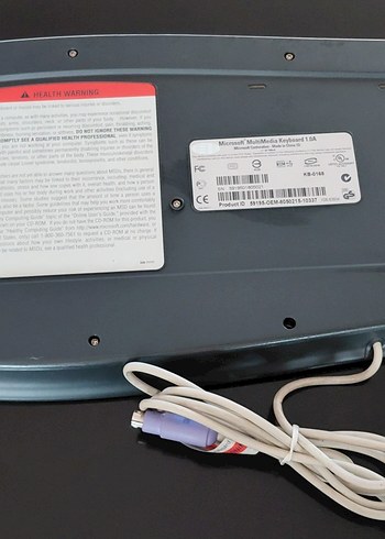 Microsoft MultiMedia Keyboard 1,0A - Görsel 3