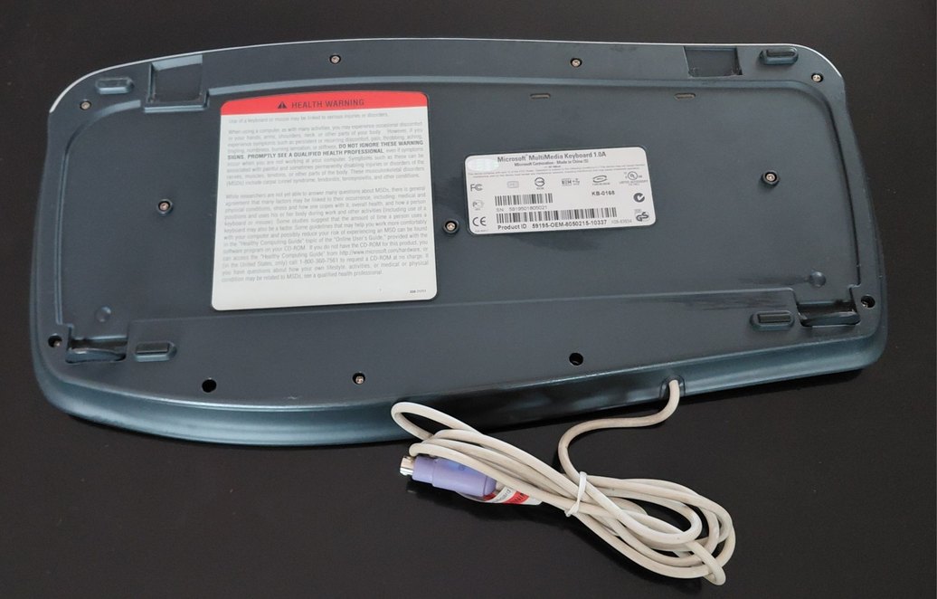 Microsoft MultiMedia Keyboard 1,0A - Görsel 3