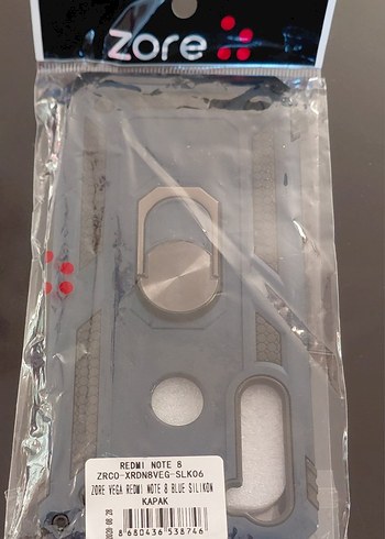 Resmi Note 8 Blue Silikon Kılıf - Görsel 7