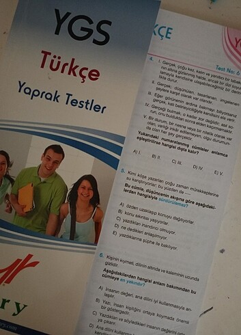  ygs Türkçe yaprak test ve 10. sınıf coğrafya test kitabı
