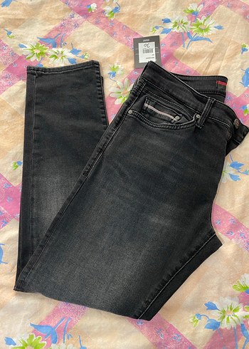 Jake Mavi Premium Koyu Gri Smoke Jean Pantolon - Görsel 5