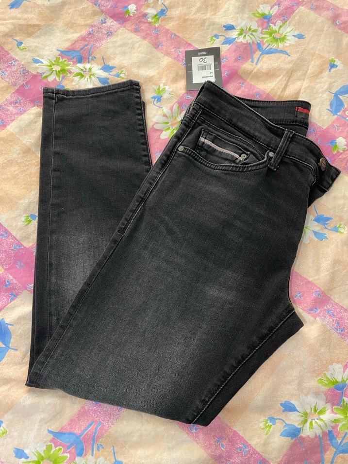 Jake Mavi Premium Koyu Gri Smoke Jean Pantolon - Görsel 5