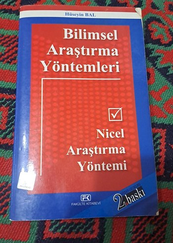 Bilimsel Araştırma Yöntemleri - Nicel Yöntem