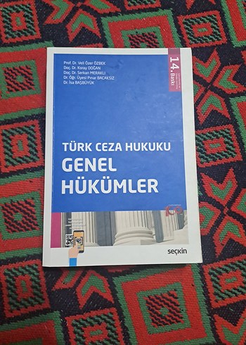 Türk Ceza Hukuku Genel Hükümler 14. Baskı