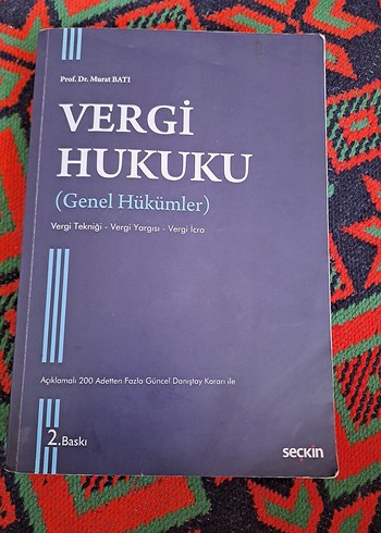 Vergi Hukuku (Genel Hükümler) - Prof. Dr. Murat Batı