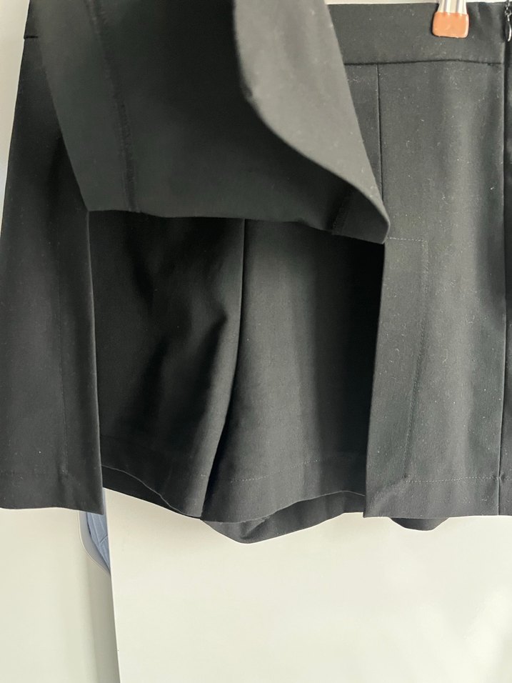 Siyah Kemerli Mini Etek - Görsel 2