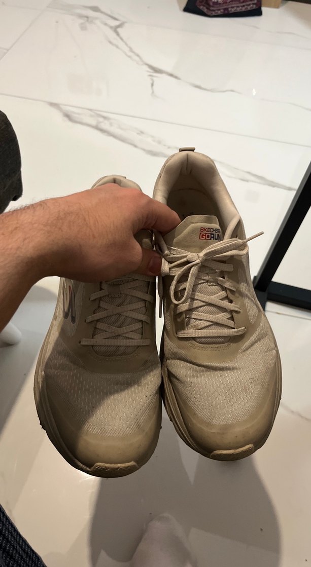 Bej Skechers Max Cushion Spor Ayakkabı - Görsel 2