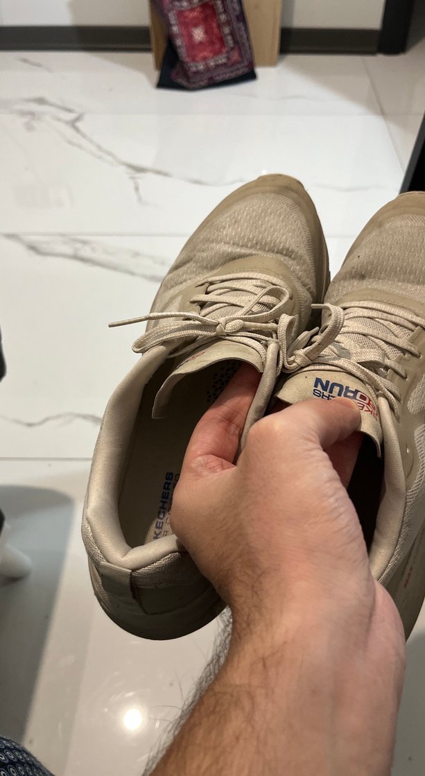 Bej Skechers Max Cushion Spor Ayakkabı - Görsel 4