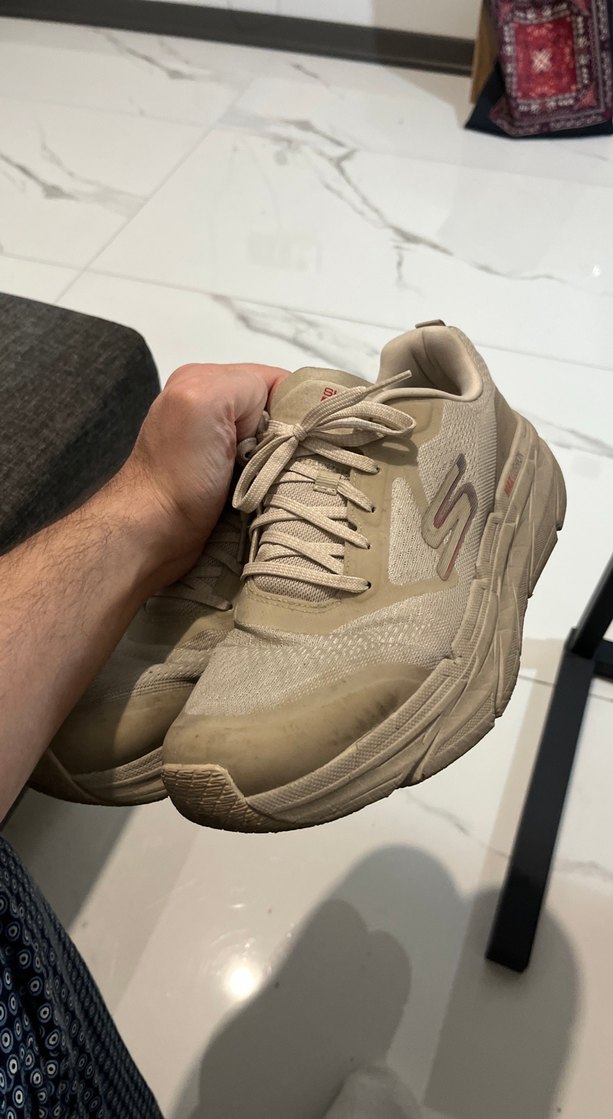 Bej Skechers Max Cushion Spor Ayakkabı - Görsel 3