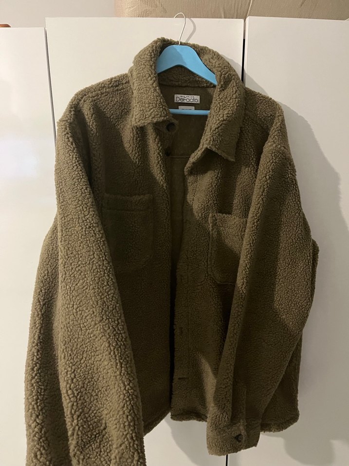 Düğmeli Kahverengi erkek
 Midi Ceket - Görsel 3