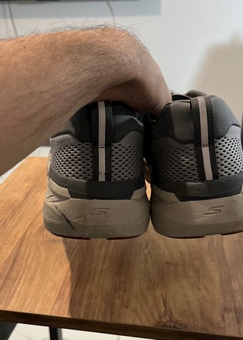 Gri Erkek Spor Ayakkabı skechers koşu - Görsel 3