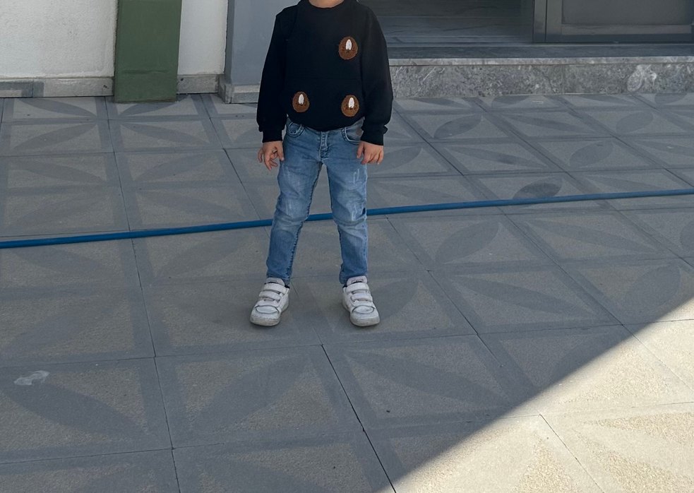 Erkek Çocuk Renkli Baskılı kot pantolon - Görsel 3