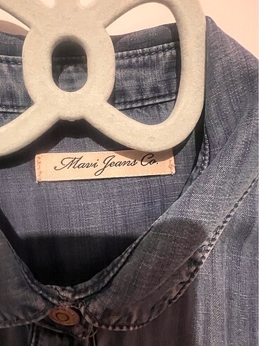 Mavi jeans gömlek - Görsel 2