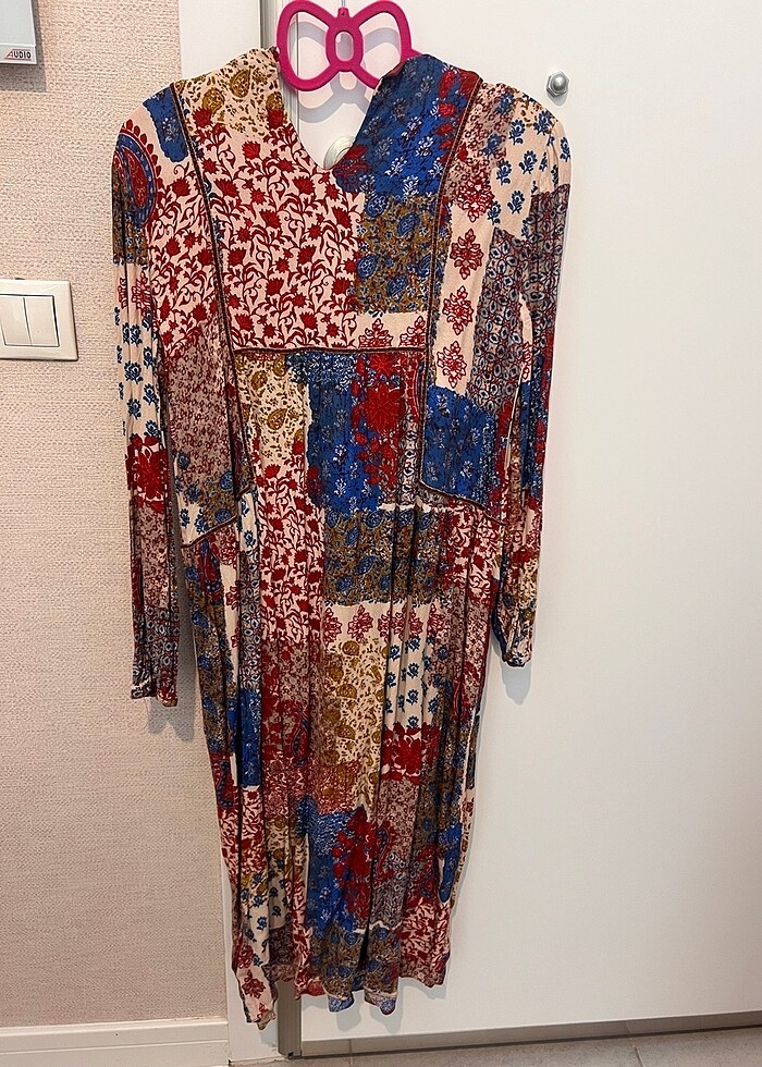 Zara etnik desen elbise - Görsel 2