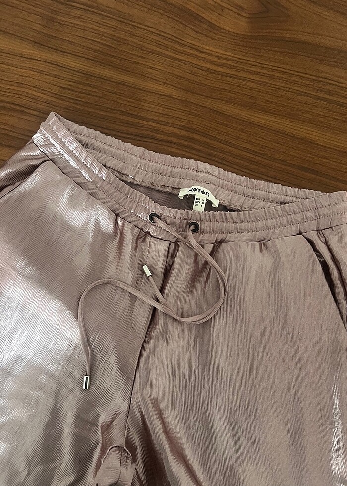 Koton parlak kadın pantolon - Görsel 3