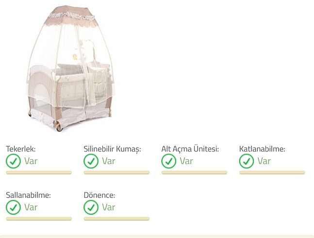 Baby plus park yatak - Görsel 8