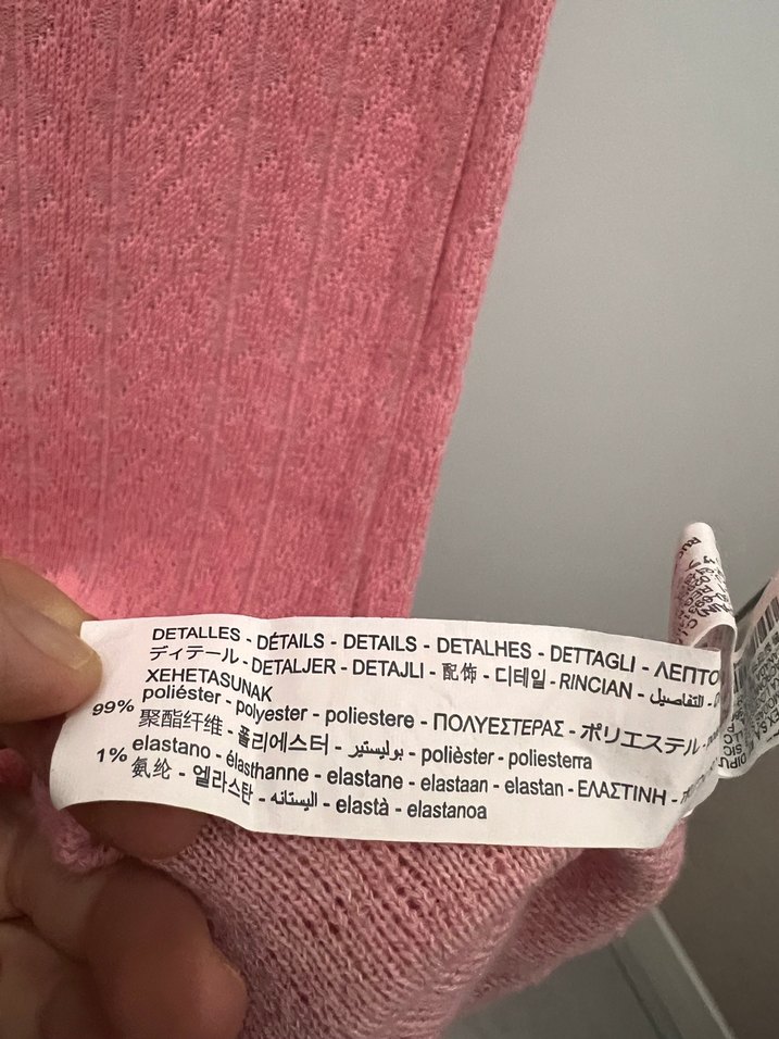 Pembe Midi Triko Elbis - Görsel 4