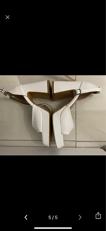 Polka topuklu 40 numara - Görsel 6