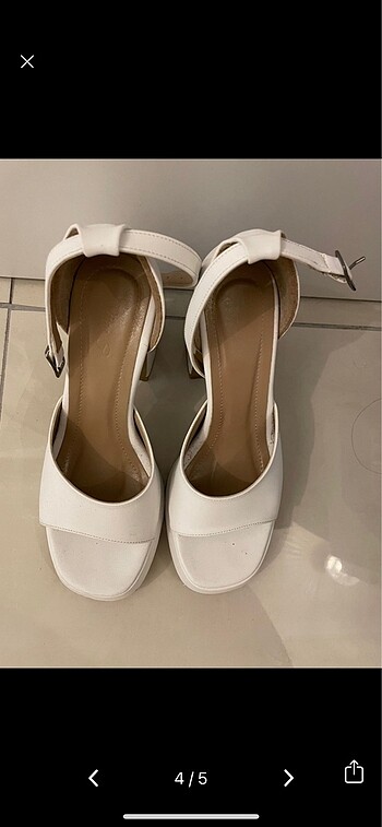 Polka topuklu 40 numara - Görsel 5