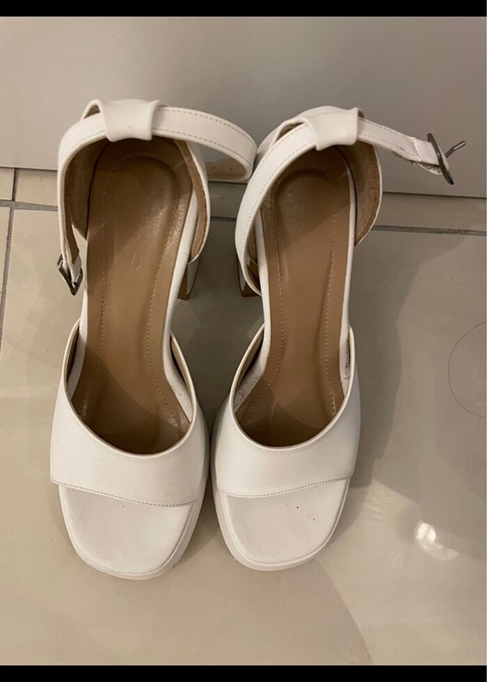 Polka topuklu 40 numara - Görsel 5