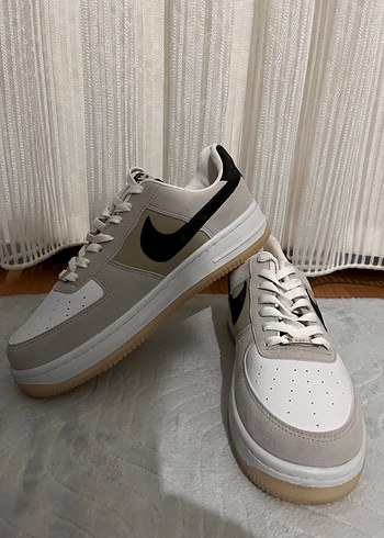 Nike Beyaz-Gri erkek Spor Ayakkabı - Görsel 3