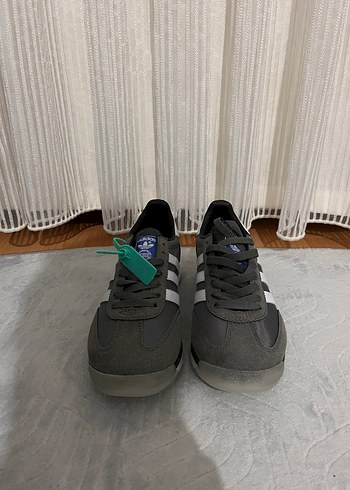 Gri Erkek Spor Ayakkabı Velcro Detaylı - Görsel 3