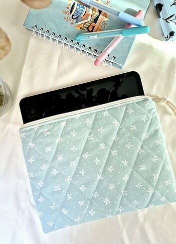  Beden turkuaz Renk Tablet Çantası 