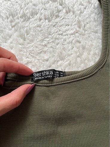 Bershka askılı crop
