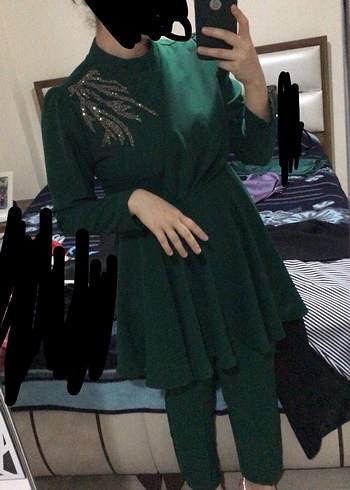 Alt üst tesettür takım şal dahil fiyat - Görsel 2