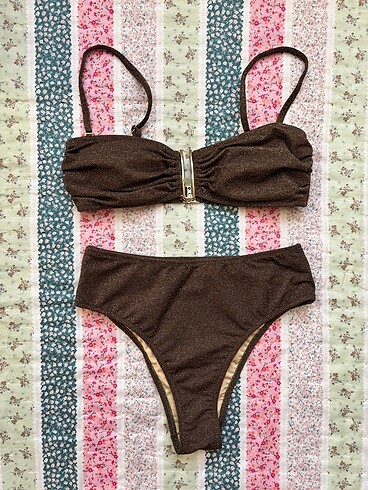 Trendyolmilla Kahverengi Bikini Takımı