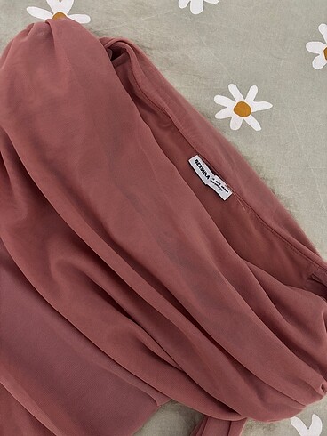 xs Beden pembe Renk Bershka Toz Pembe Elbise XS
