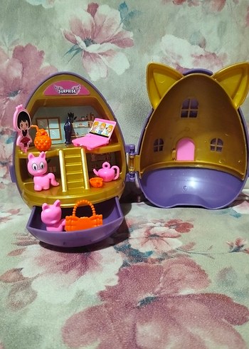 Renkli Kedi Şeklinde Mini Oyun Seti - Görsel 2