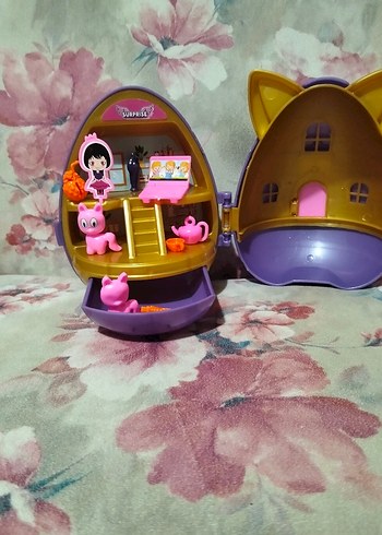 Renkli Kedi Şeklinde Mini Oyun Seti - Görsel 3