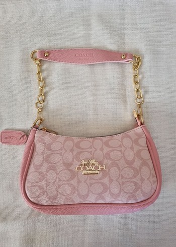 Zincir Detaylı Pembe COACH Kadın Çanta