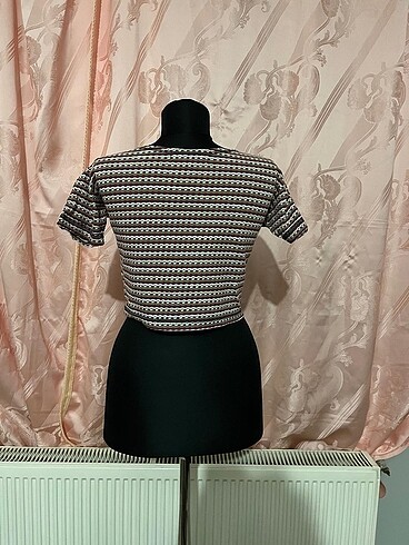 l Beden çeşitli Renk Crop tişört