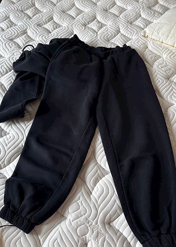 Kadın Siyah Fermuarlı kapişonlu Eşofman Takımı - Görsel 6