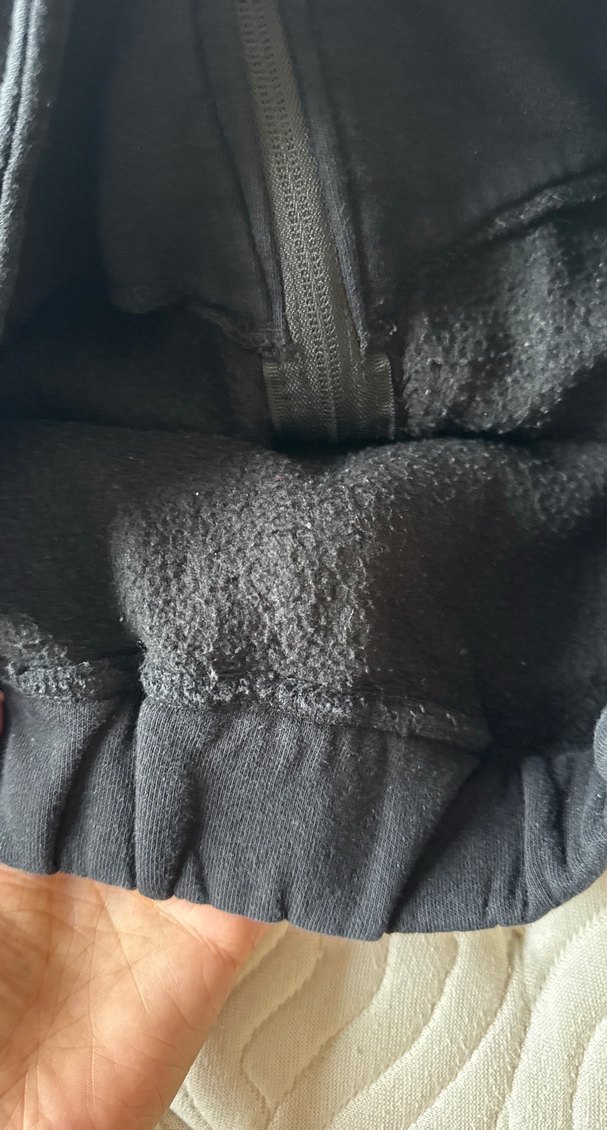 Kadın Siyah Fermuarlı kapişonlu Eşofman Takımı - Görsel 4