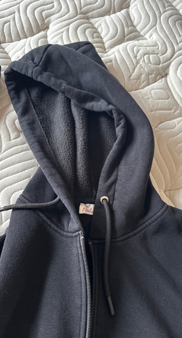 Kadın Siyah Fermuarlı kapişonlu Eşofman Takımı - Görsel 5