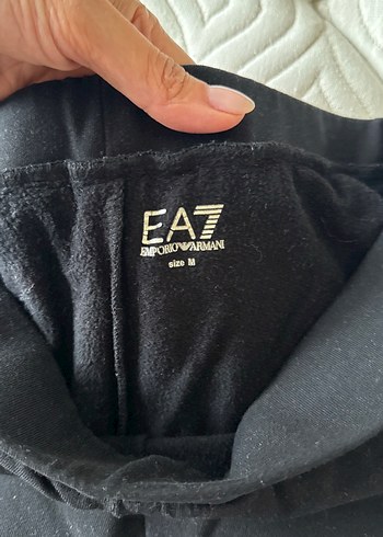 Emporio Armani Siyah Fermuarlı Kadın Eşofman Takımı - Görsel 4